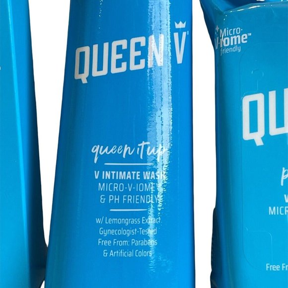Queen V Brand Cleansing Bundle: Intimate Wash, Wash Bar, Wash Wipes - Picture 4 of 5